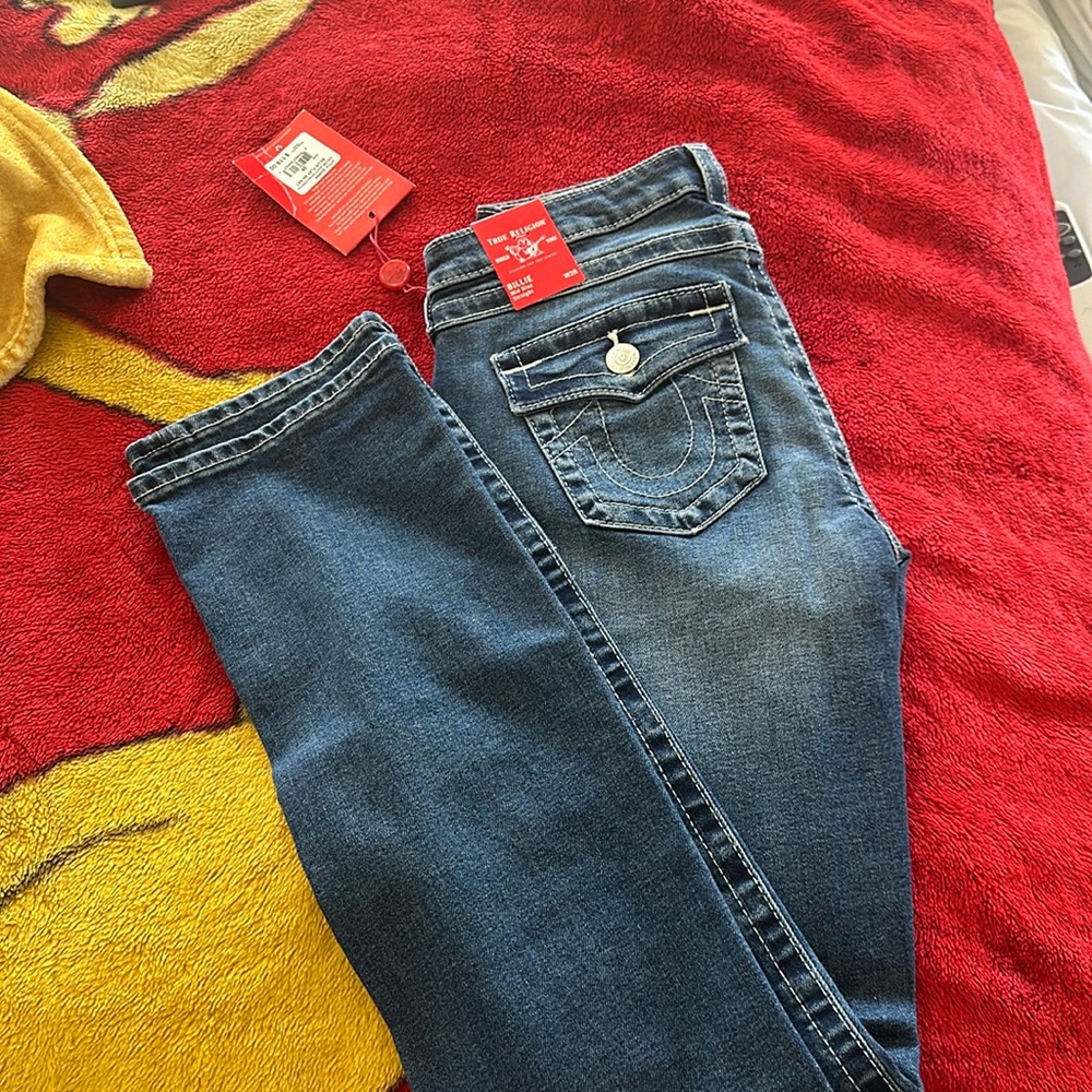 True religion blue jeans size w28